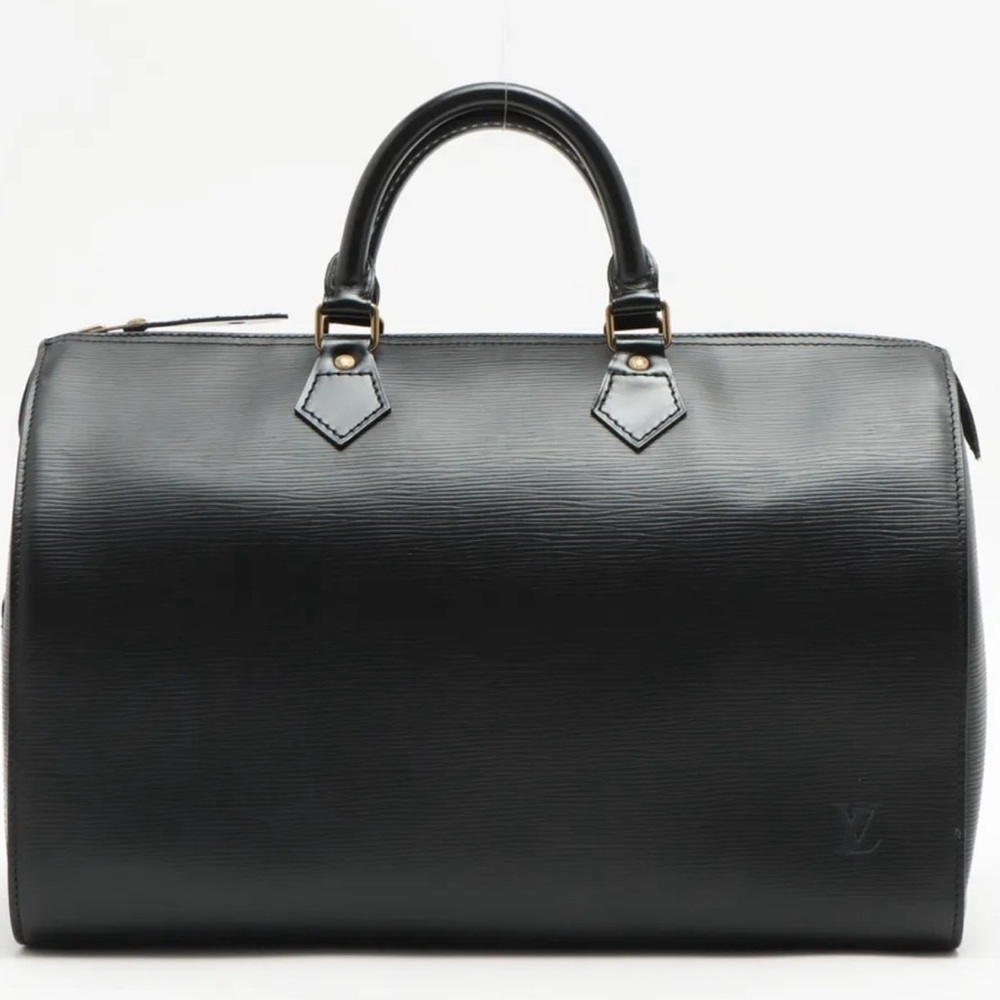 Louis Vuitton Black Epi Speedy 35 V11920